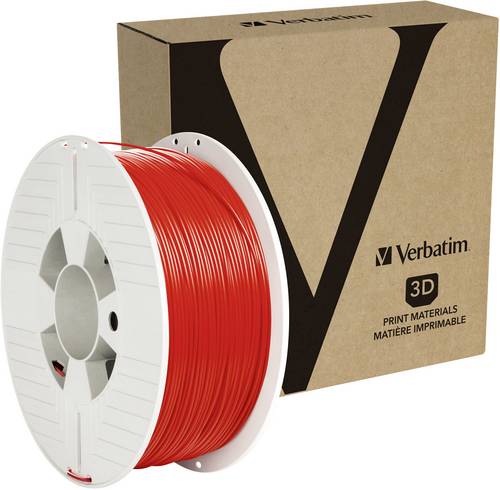 Verbatim 55053 Filament Filament PETG 1.75 mm 1 kg Rot 1 St.
