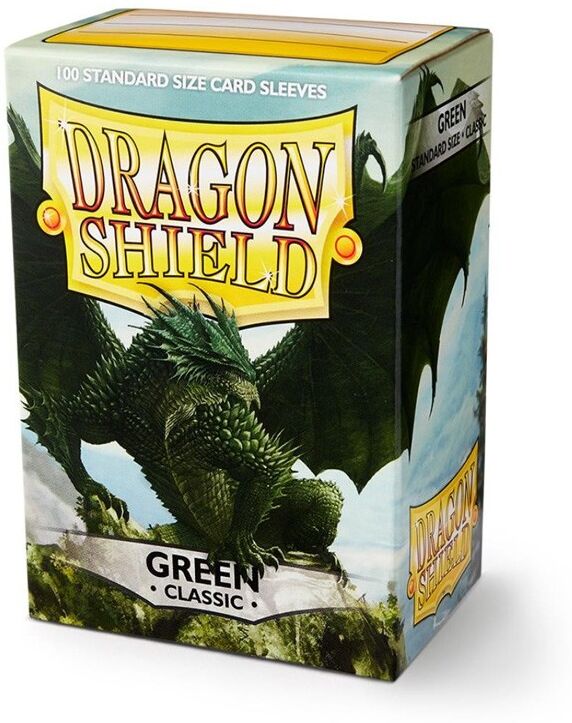 100 sleeves Dragon Shield Green