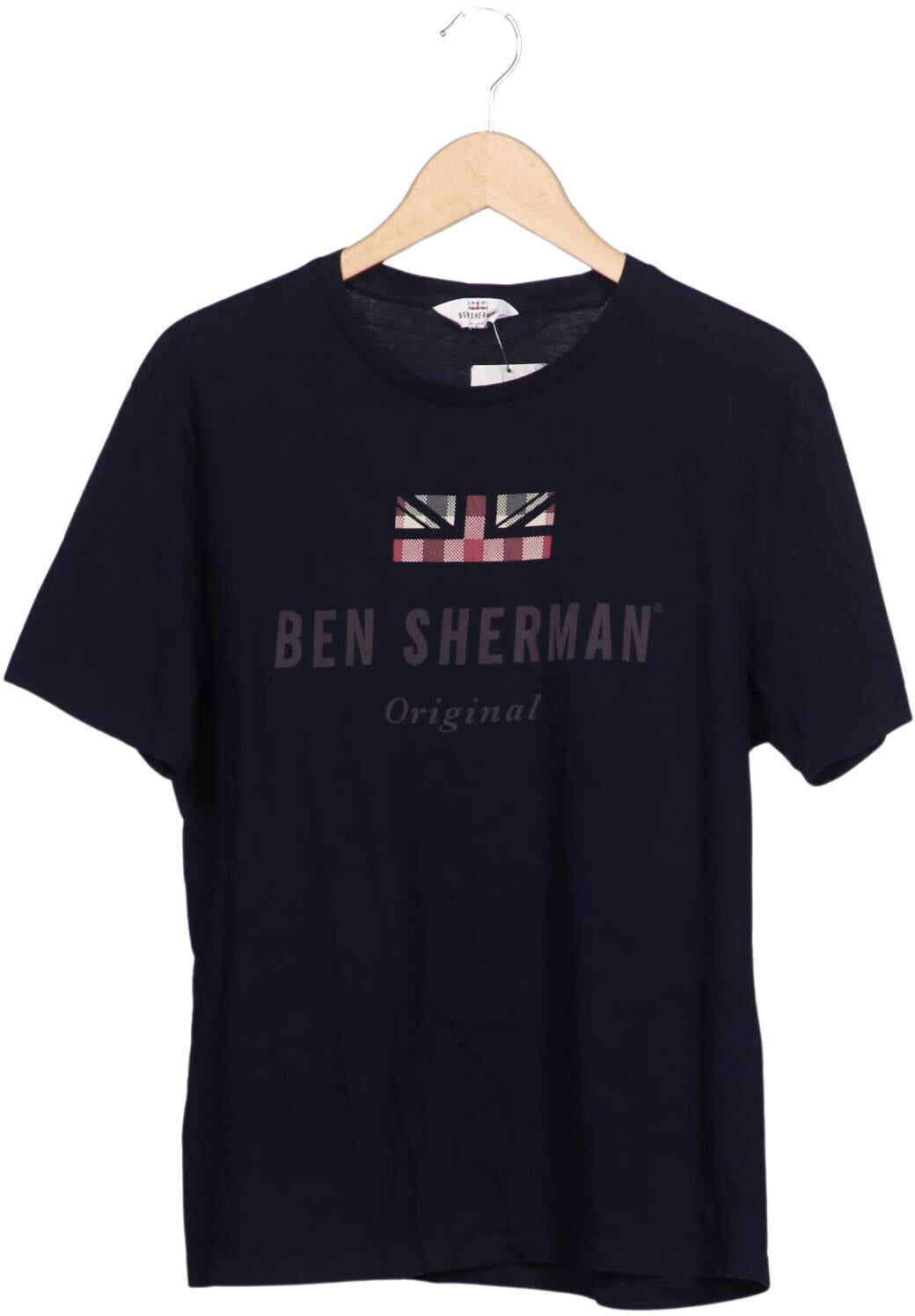 Ben Sherman Herren T-Shirt, Marineblau, Gr. M, kein / Etikett - Second Hand