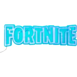 Paladone Products Paladone Lampada Neon da Muro Fortnite, Weiteres Gaming Zubehör, Blau