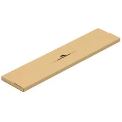 KK Verpackungen 25 Faltschachteln 530 x 120 x 10 mm Post Versandkartons Wellpappe Kartons braun