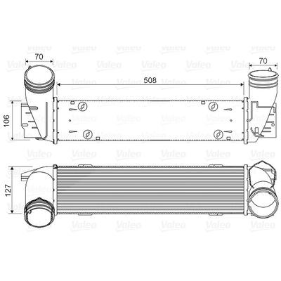 Valeo Ladeluftkühler [Hersteller-Nr. 818342] für BMW