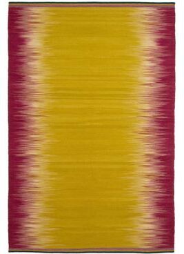 ECARPETGALLERY Flat-Weave Ankara FW Green, Olive Wool Kilim - 5'3 x 7'11