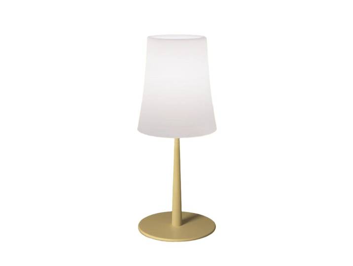 FOSCARINI lampe de table BIRDIE EASY (Jaune sable - Polycarbonate et métal)