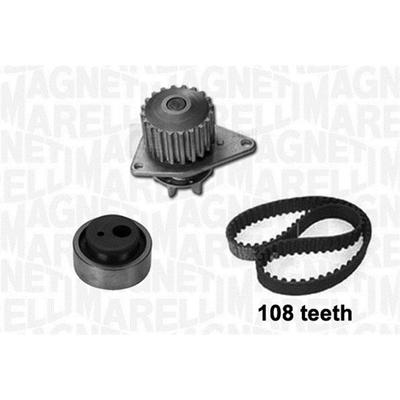 MAGNETI MARELLI Wasserpumpe + Zahnriemensatz 341401950001 für Peugeot Citroën/Peugeot Citroën LAND ROVER