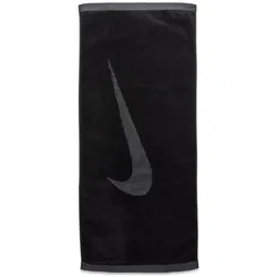 Nike Fundamental Towel Black/Grey M, Reisehandtuch, Grau, Schwarz