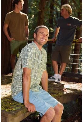 O'Neill s Oasis Standard Fit Shirt in Sage, Size XL, Rayon