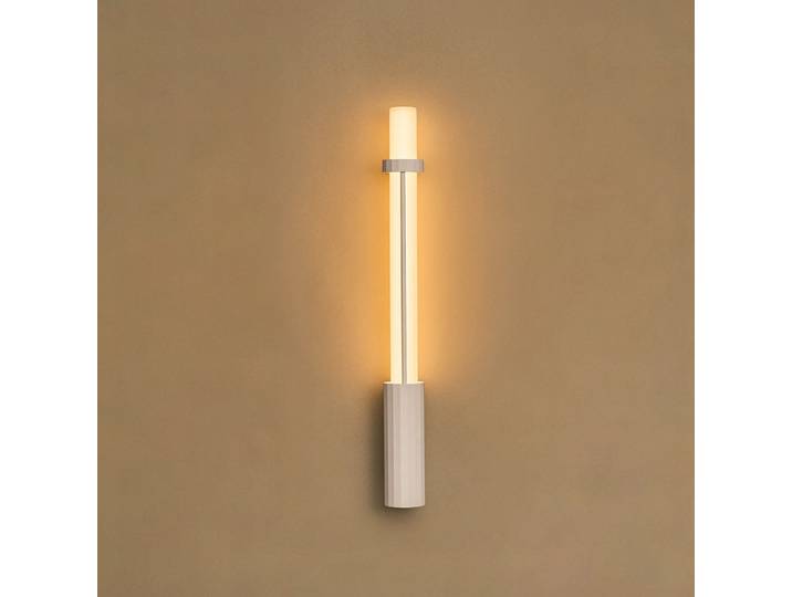In Fine LED-Wandleuchte, weiß, Höhe 65 cm, IP65 - DCW - Design - Aluminium