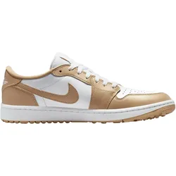 Nike Golf Golfschuhe Herren Air Jordan 1 Low G, weiss/beige