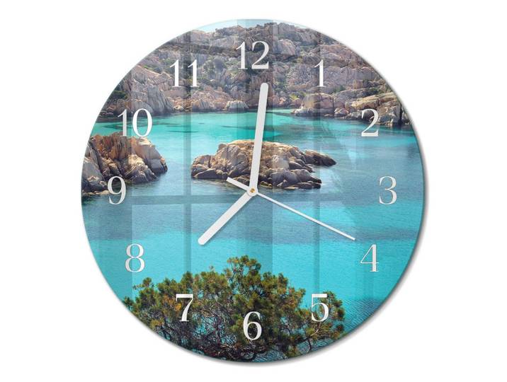 WANDUHR fi30 cm - Meereslandschaft