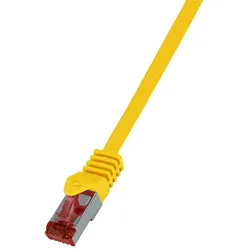 LogiLink Patchkabel PrimeLine, Cat.6, S/FTP, gelb, 1 m