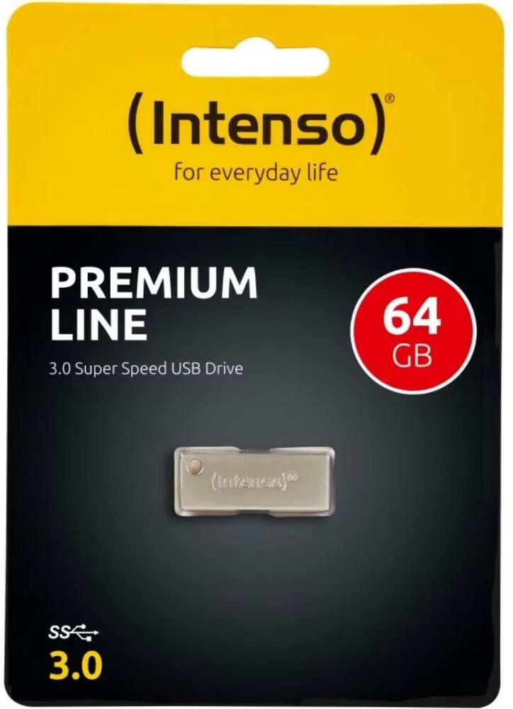 Intenso 3534490 Memoria Usb 30 Premium 64gb Talla Única Unisex