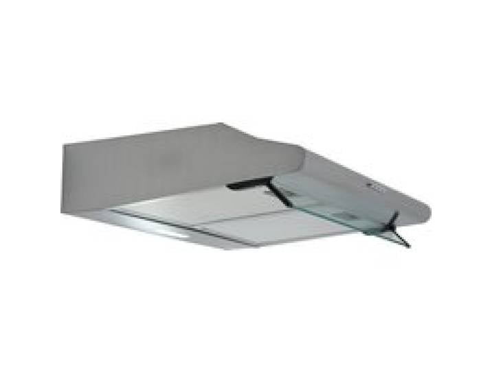 RESPEKTA Hotte encastrable avec pare-vapeur en verre (Largeur : 60 cm, Argenté)