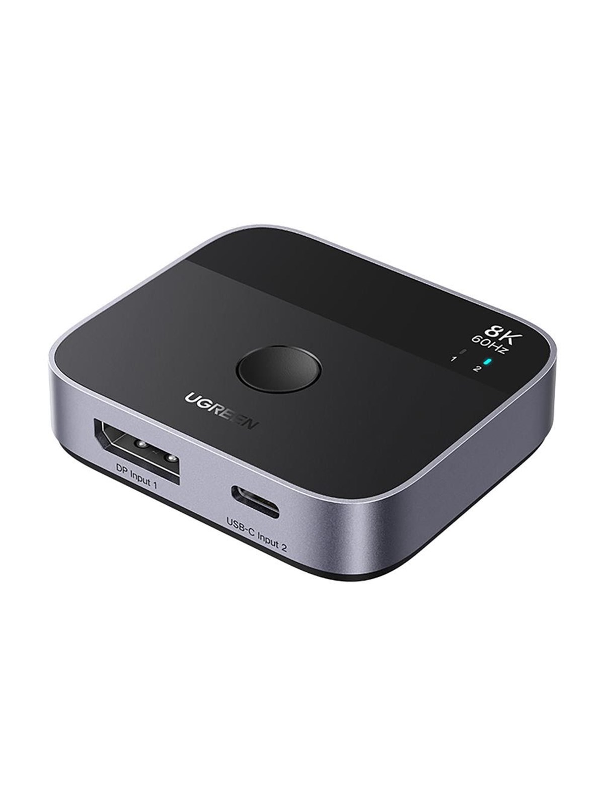 UGREEN DisplayPort/USB-C to USB-C Monitor Switch - Gray