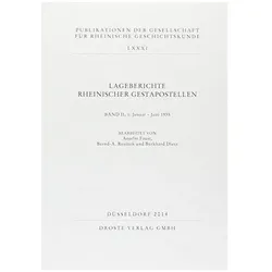Lageberichte rheinischer Gestapostellen Band II, Sachbücher von Anselm Faust, Rusinek Faust