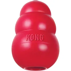 4x KONG Classic (Apportieren, Futterspielzeug Hund, Kauspielzeug Hund), Hundespielzeug
