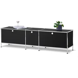 Tchibo - Lowboard »Cn3« mit 3 Klappen - 190x40x51,5cm - chrom -