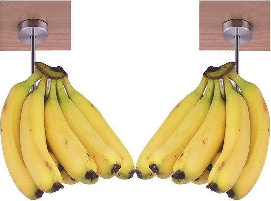 Set van 2 RVS Bananenhangers voor onderkasten