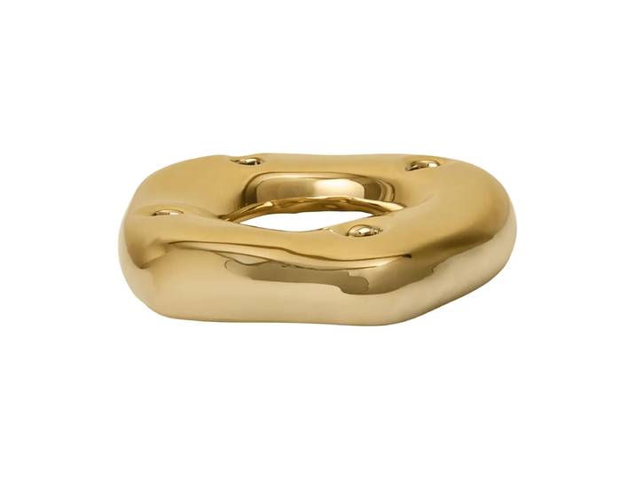 Ferm Living Bougeoir Bellure ring Finition laiton