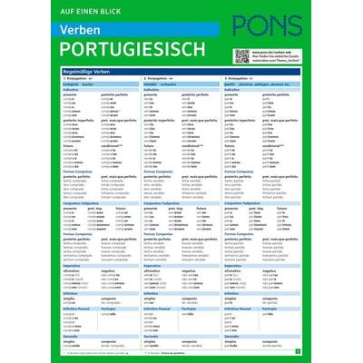 PONS Verben auf einen Blick Portugiesisch, Taschenbuch von Maria do Carmo Massoni, PONS Langenscheidt GmbH, 978-3-12-562805-2