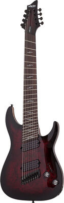 Schecter Omen Elite-8 MS Black Cherry Black Cherry Burst