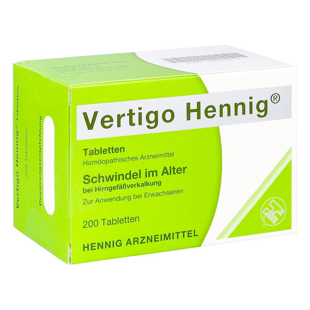 Hennig Arzneimittel GmbH & Co. KG Vertigo Hennig Tabletten 19225411