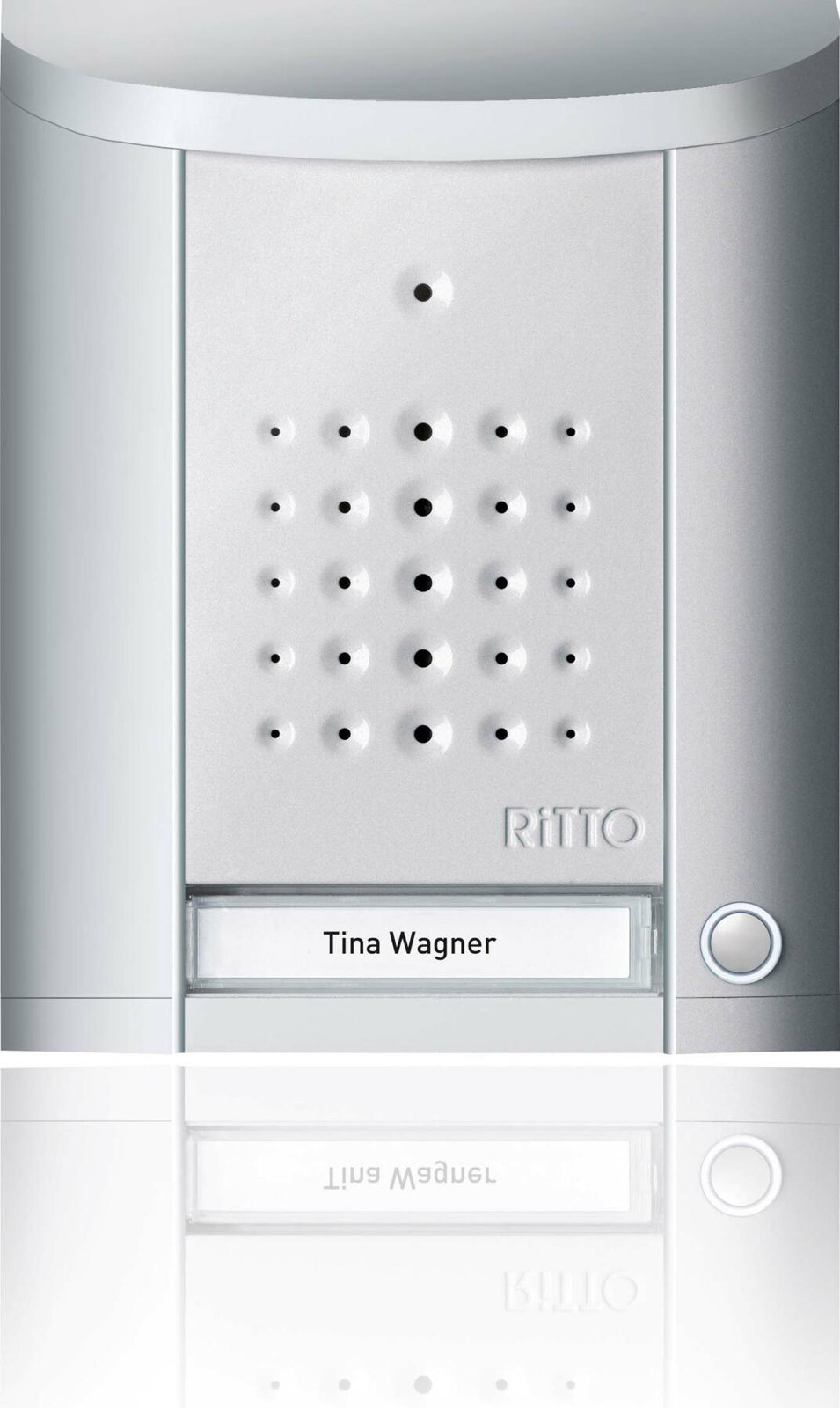 Ritto Entravox deuropener model 1WE zilverkleurig
