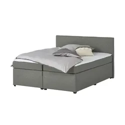 Boxspringbett  Countess , grau , Maße (cm): B: 167 H: 104