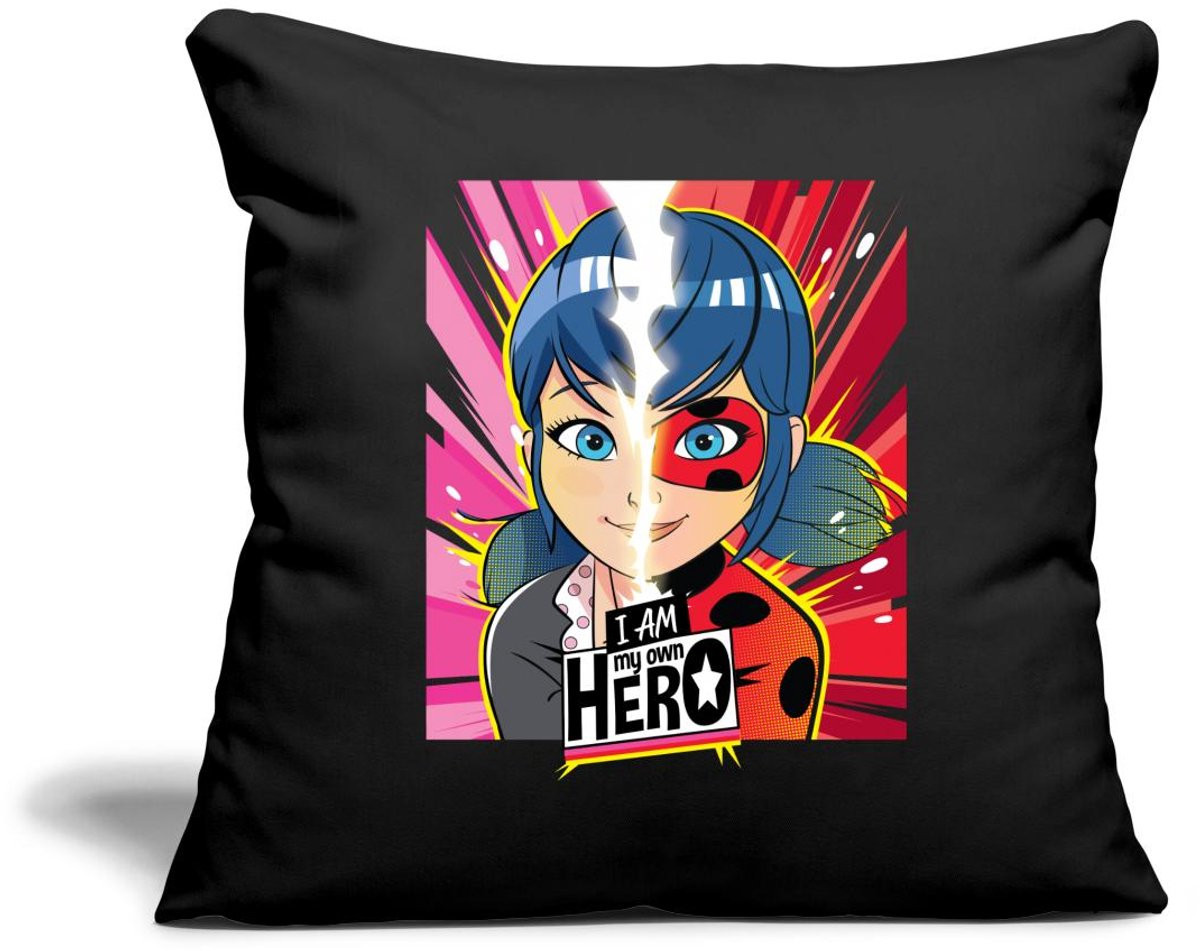 Spreadshirt Miraculous I Am My Own Hero Ladybug Marinette Sierkussenhoes