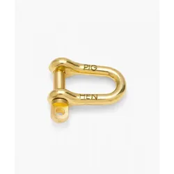 PIG & HEN - D-SHAKLE - Gold / 4 MM