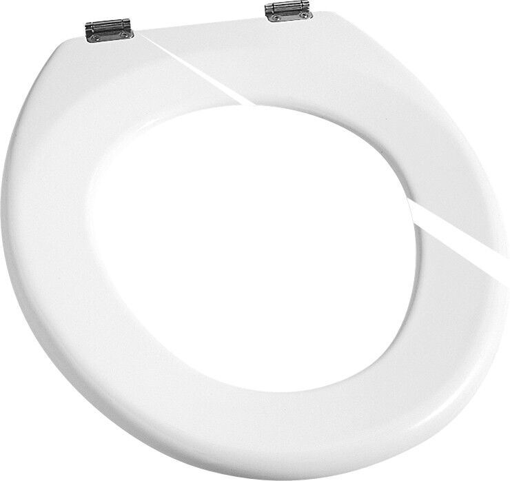Pagette Olfa Senator WC siège 055-0002 noir, sans revêtement, charnière en acier inoxydable