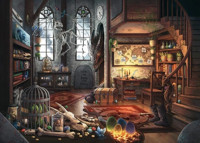 Ravensburger 199549 Exit Puzzle: Drachen Labor