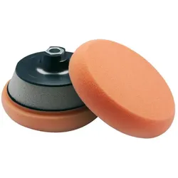 SCHOLL Polierschwamm orange universal Klett Ø90x25mm