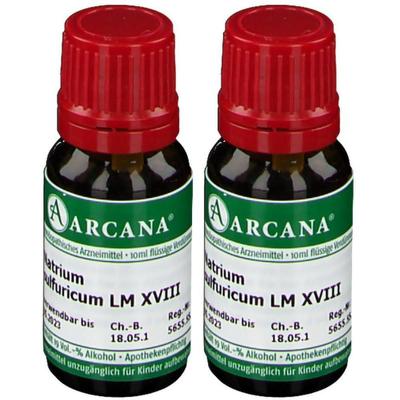 Natrium Sulfuricum LM 18 Dilution 2x 2x10 ml