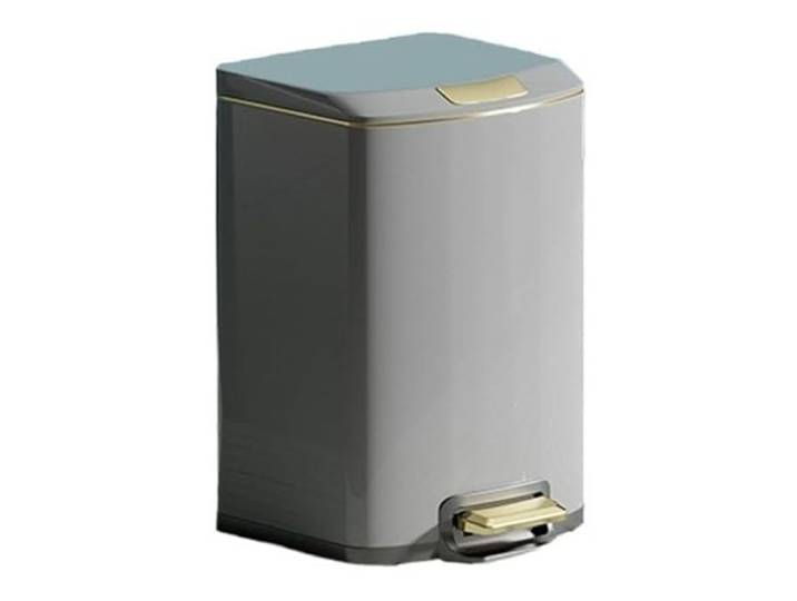 Haushaltsmülleimer Soft-Close-Mülleimer for Das Küchenbüro(Gun Gray,7L)