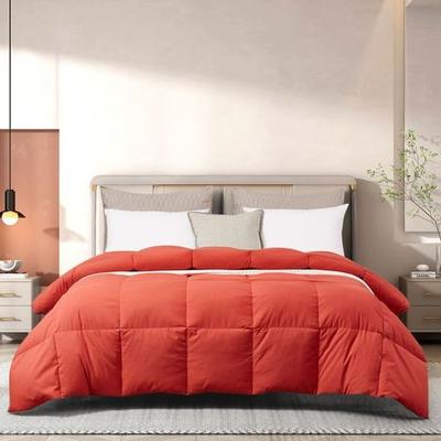 Blue Ridge Home Fashions, Inc. Beautyrest Feather Down Comforter, King, Brick