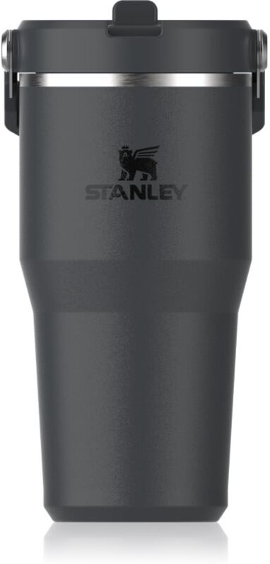 Stanley IceFlow™ Flip Straw Tumbler bouteille d’eau en acier inoxydable Black 2.0 590 ml