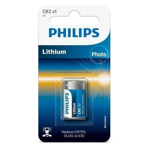Philips Lithium CR2 (Photo) (1 Stk., CR2, Gerätespezifisch, 900 mAh) (CR2/01B)