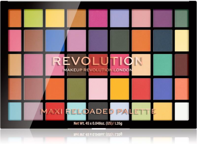 Revolution Maxi Reloaded Palette eyeshadow palette shade Monster Mattes 45x1.35 g