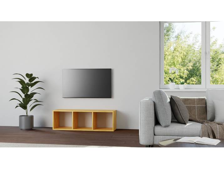 Schlichtes Sideboard aus Holz Nussbaum (amerika­nisch) Natur geölt