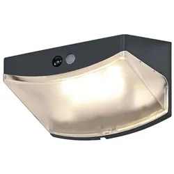 OSRAM ENDURA Style USB Wall Step M Sensor IP44 Dark Grey Akku