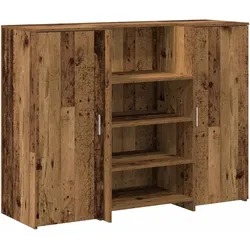 Rezeptionstheke aus Altholz, 135 x 50 x 103,5 cm, Holzwerkstoff, Atlas Infinite Edge-Modell