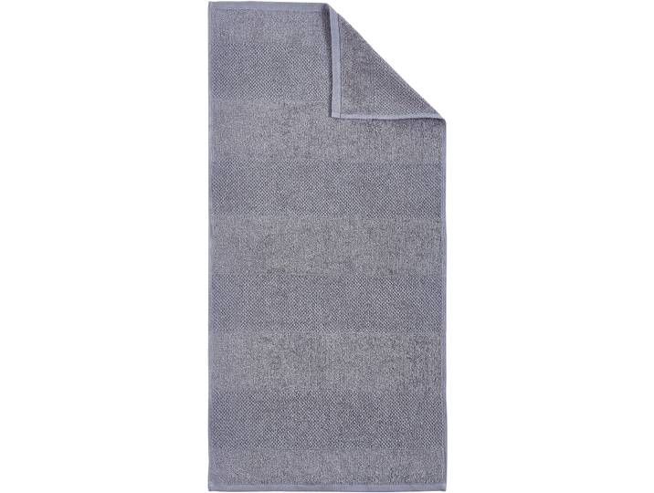 Duschtuch DYCKHOFF Popcorn , grau (silber), B:70cm L:140cm, Frottier, Baumwolle, Handtücher, Duschtuch