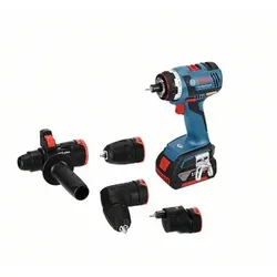 Akku-Bohrschrauber GSR 18 V-EC FC2, 2x4,0Ah, 4 Aufsätze