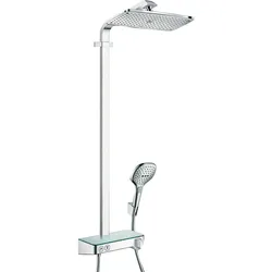 Brause-System Hansgrohe Raindance Select E 360 Handbrause, Kopfbrause 360x190 mm und Thermostat chrom