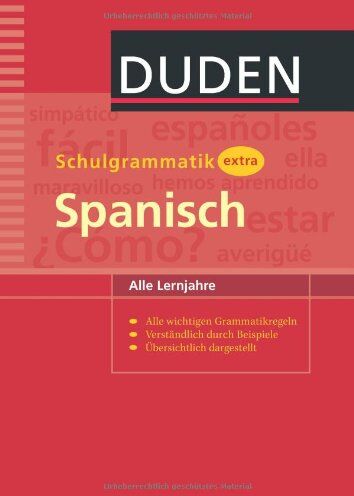 Marlies Heydel - Duden - Schulgrammatik extra - Spanisch: Alle Lernjahre. Niveau A1 bis B1 - Preis vom 05.10.2026 03:47:11 h
