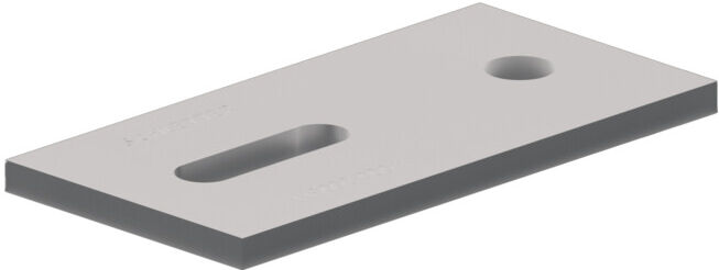 Schletter Plaque de montage solaire 119002-000 pour tiges filetées M10/M12 120 x 60 x 6 mm ; Schletter Solar (119002-000)