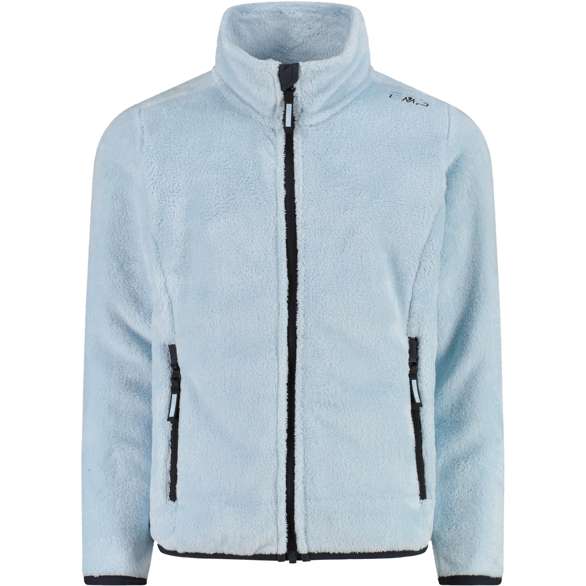 CMP Girls Highloft Kinder Fleecejacke blau Größe 98 Trekking Atmungsaktiv