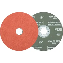 PFERD TOOLS COMBICLICK Korund Fiberscheibe für Edelstahl - 64191112