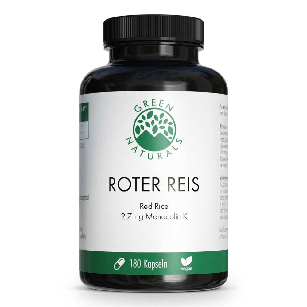 Heilpflanzenwohl GmbH GREEN NATURALS Roter Reis Monacolin K Kapseln vegan 18404330